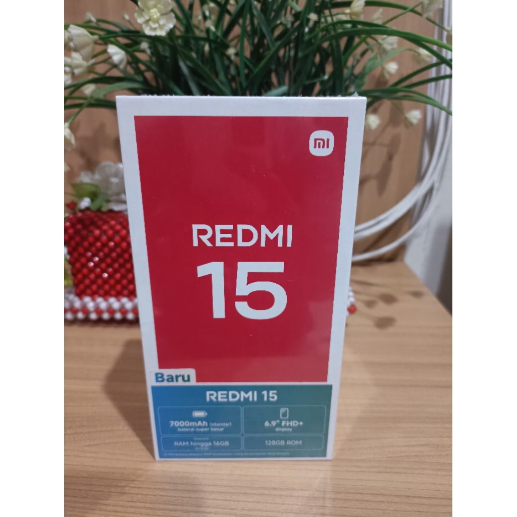 Xiaomi Redmi 15 8 256 nfc Ram 8gb 256gb new garansi resmi