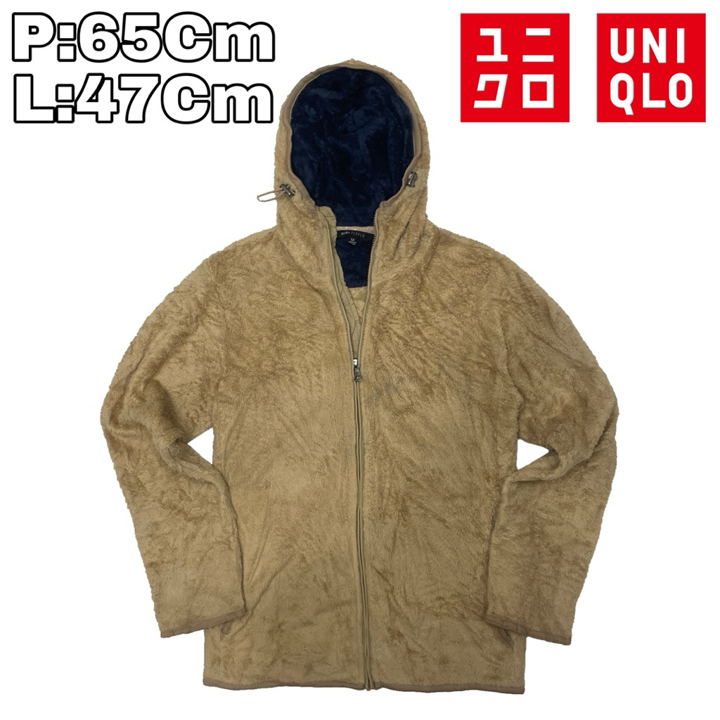 J108 Jaket Outdoor Fleece Hoodie Sherpa Polar Inner Uniqlo  Bulu Musim Dingin Winter Hiking Pendaki 