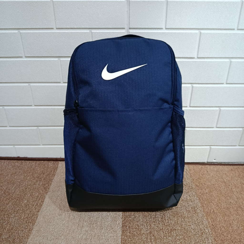 Tas Classic Training Backpack 24L Navy Tas Sporty Pria Wanita Biru Tua Original Branded Unisex