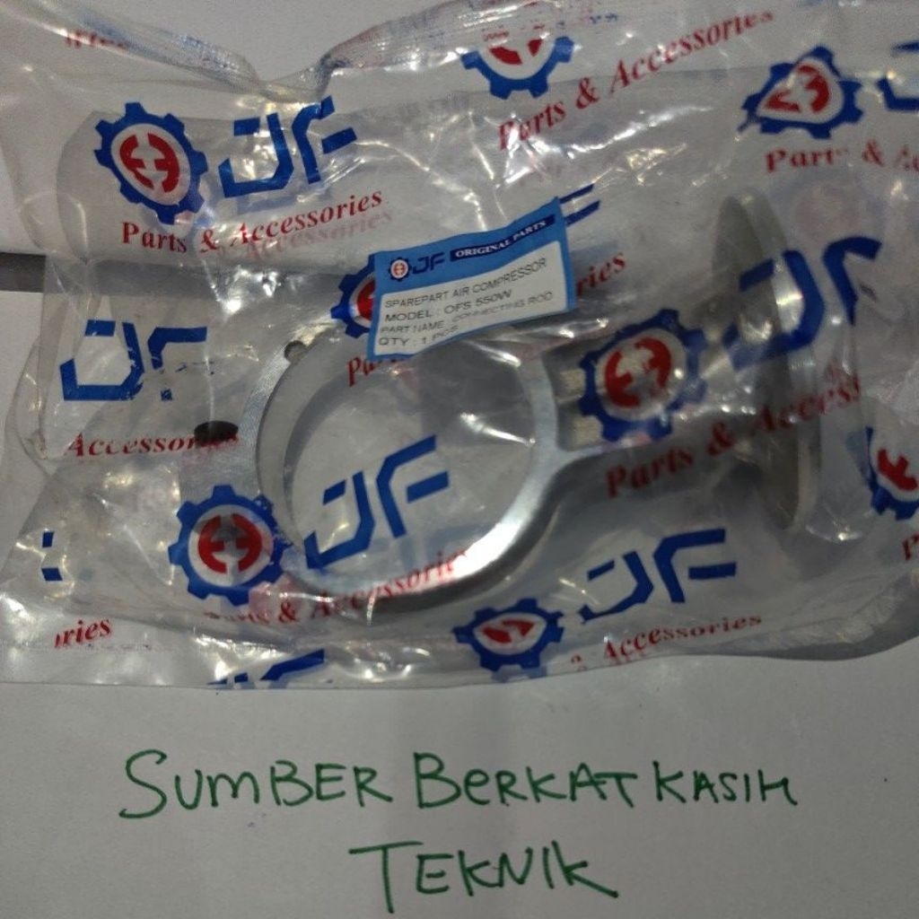 PART CONROD CONNENCTINGROD COMPRESSOR PORTABLE 3/4HP 550W COMPRESSOR LISTRIK LAKONI SUMURA MATRIX LO