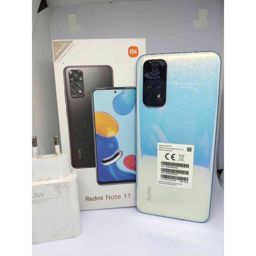 Xiaomi Redmi Note 11 4/128 Gb - Blue ( Bekas/Second )