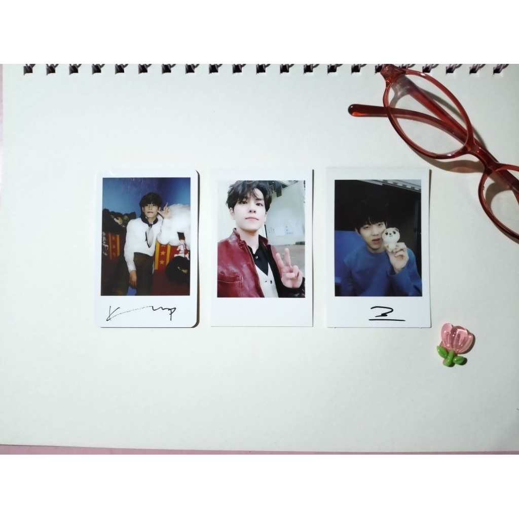 pc photocard pola polaroid day6 wonpil dowoon denimalz 2019 season greetings sg 19 signed holiday
