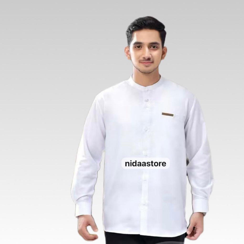 Rabbani - baju koko pria KEMKO ROMAWI MST PUTIH