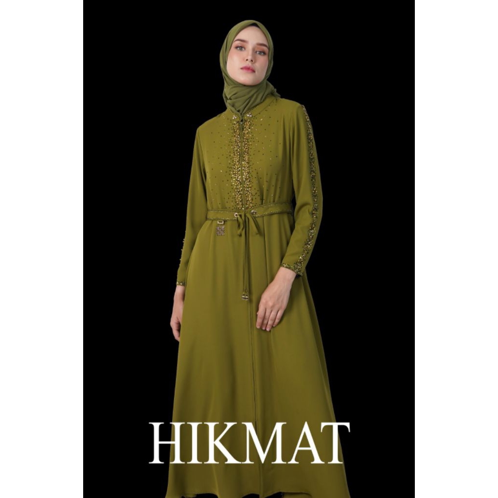 New Arrival Hikmat Fashion A3015 Dress wanita gamis muslim