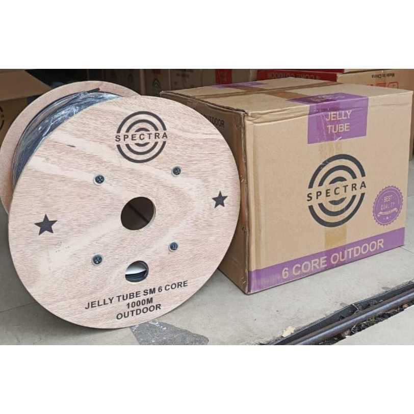 Spectra Fiber Optik Tube Jelly 2 Core 4 Core 8 Core 12 Core 3 Sling FO Jelly Tube Outdoor 1000 Meter