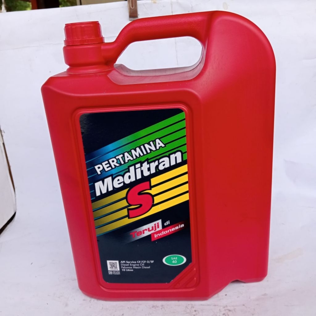 Oli Diesel Pertamina Meditran S SAE 40 10 Liter Original | Oli Mesin Diesel Bus Truk Pick Up