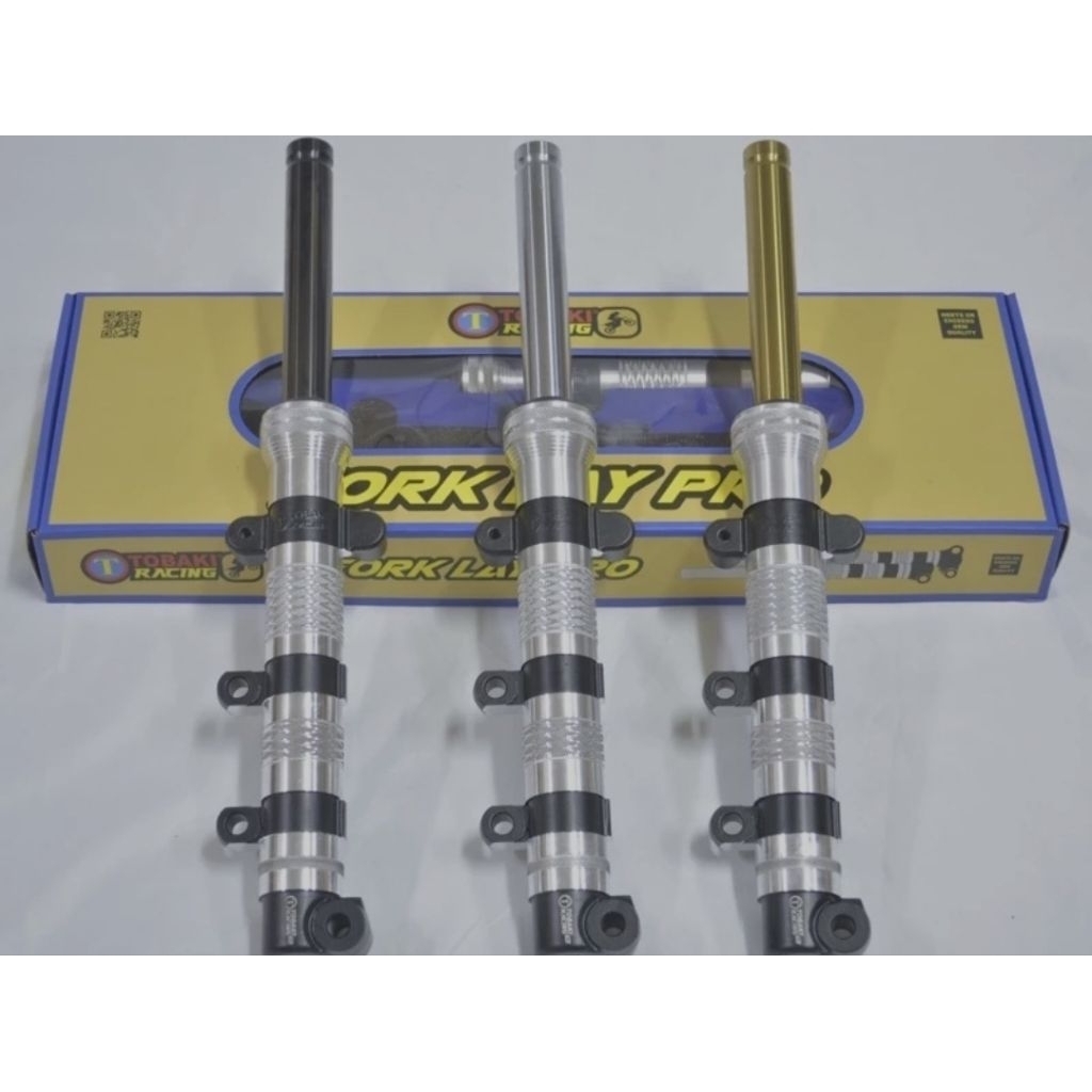 Tabung shock depan cnc mx king v1,v2 tobaki racing malaysia.