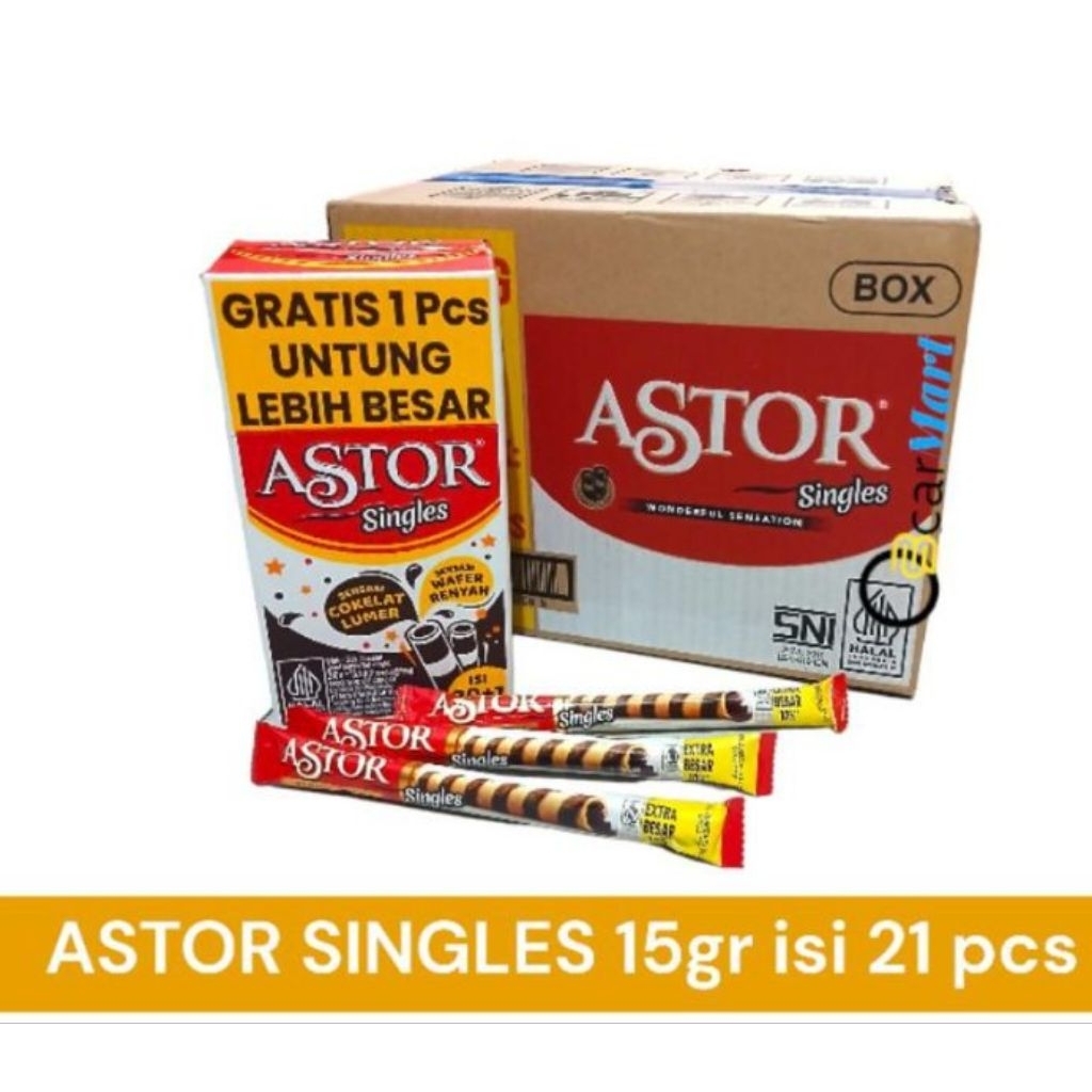 ASTOR SINGLES EXTRA 1 Dus isi 21 Wafer Roll
