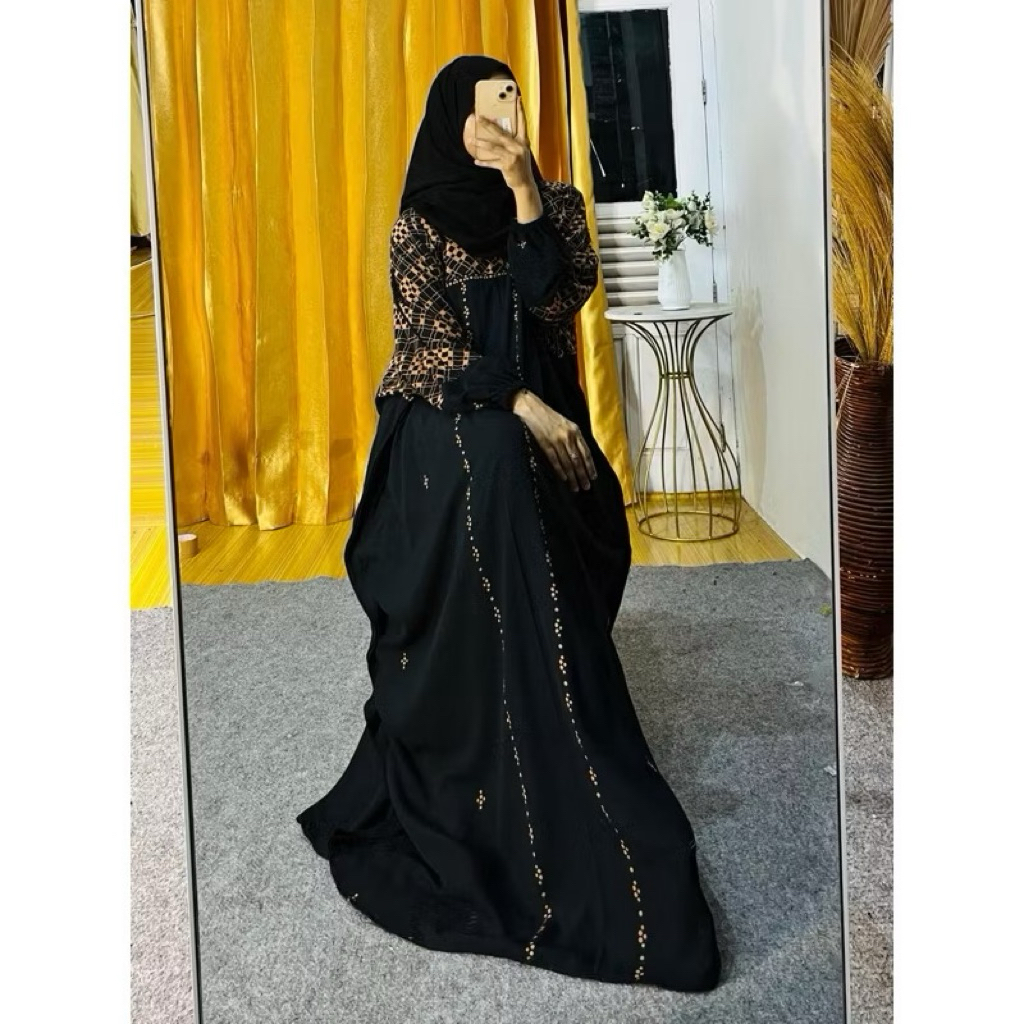 DAILY KAFTAN LONGDRESS LOWO GAMIS LOWO KAFTAN JUMBO KAFTAN SAFIRA