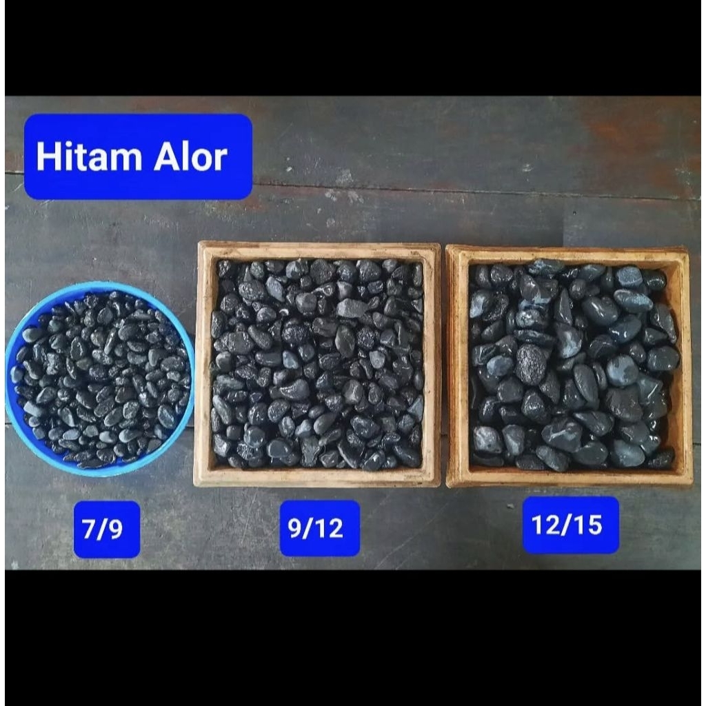Batu Hitam Alor (Batu Koral Sikat, Batu Hias Taman, Batu Hias Aquarium, Batu Alam)