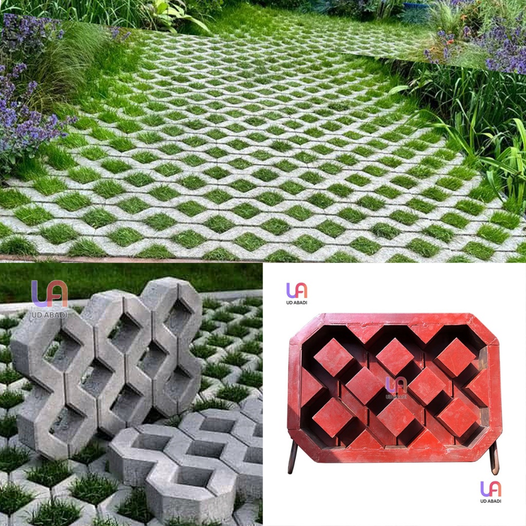 CETAKAN GRESS BLOK 30x45 // CETAKAN UD ABADI FULL BESI // GRASS BLOCK // PAVING RUMPUT