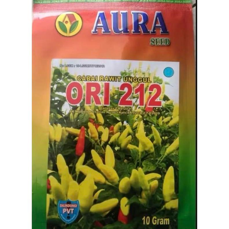 Benih cabe rawit ORI 212 10 gram cabai rawet putih ORI212 dari aura seed