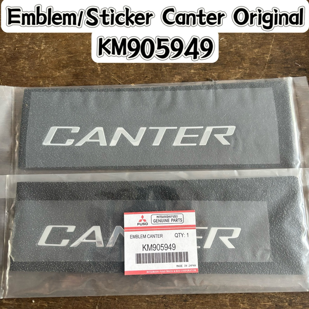 Emblem Canter Original Bawaan Mobil Dijamin Asli Emblem canter Euro4 original 100% logo canter new K