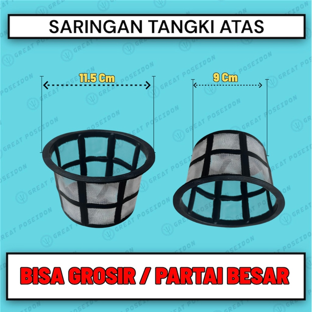 Saringan filter tangki atas sprayer elektrik manual tutup pompa alat semprot hama CBA
