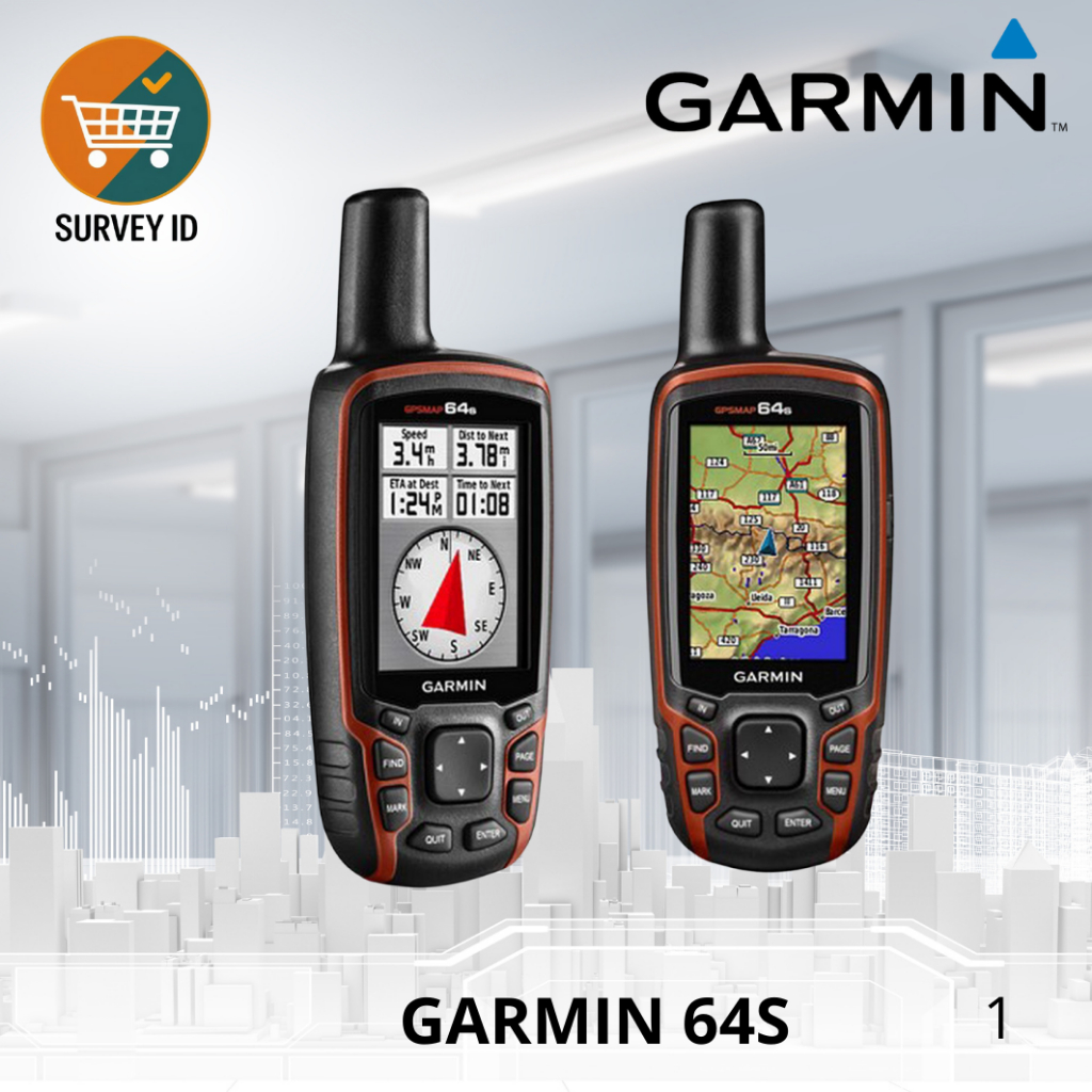 GPS Garmin 64s Baru Bergarsi