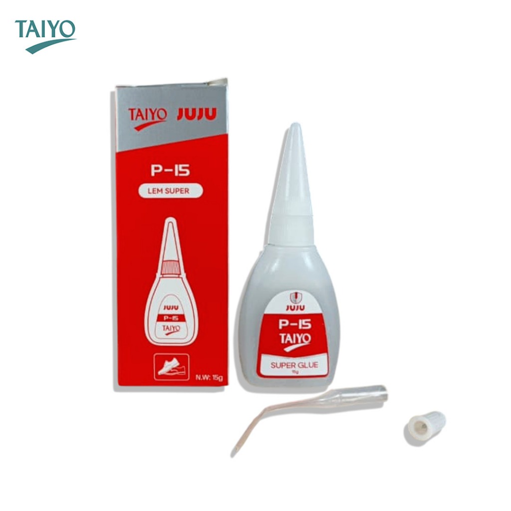 TAIYO JUJU LEM SUPER GLUE P-15 / LEM KOREA INSTAN - PEREKAT SUPER KUAT
