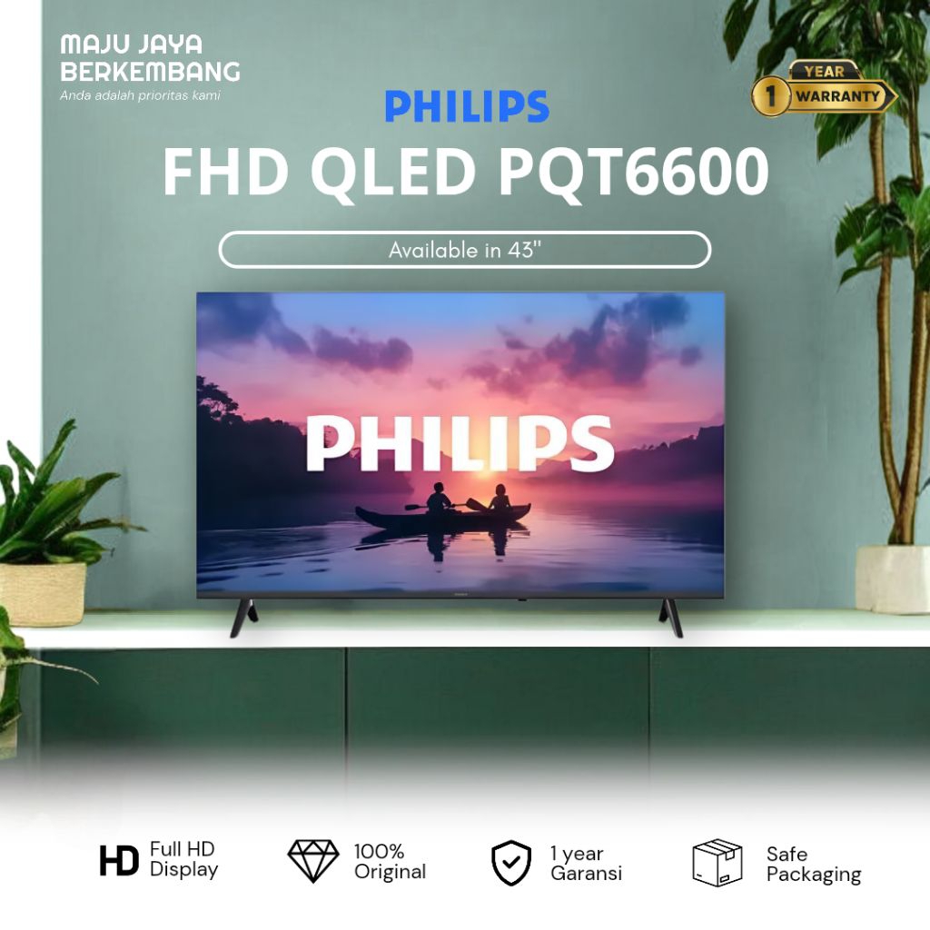 PHILIPS QLED TV 43PQT6600/70 43 inch pqt6600