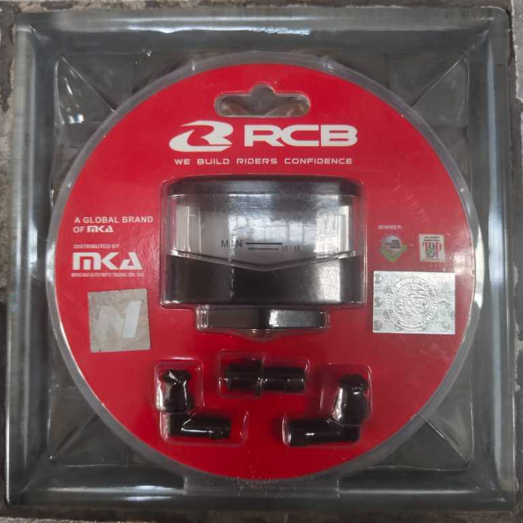 Tabung Minyak RCB A2 oval Master Rem Radial Axial Gold Motorcycle