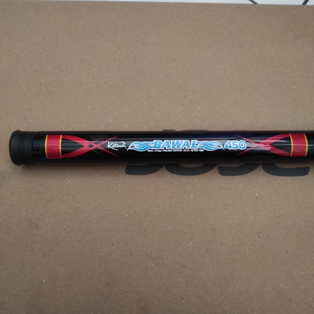 Joran Pancing KATANA BAWAL 360cm & 450cm – Tegek Kolong Fiber Pendek, Kuat & Kaku