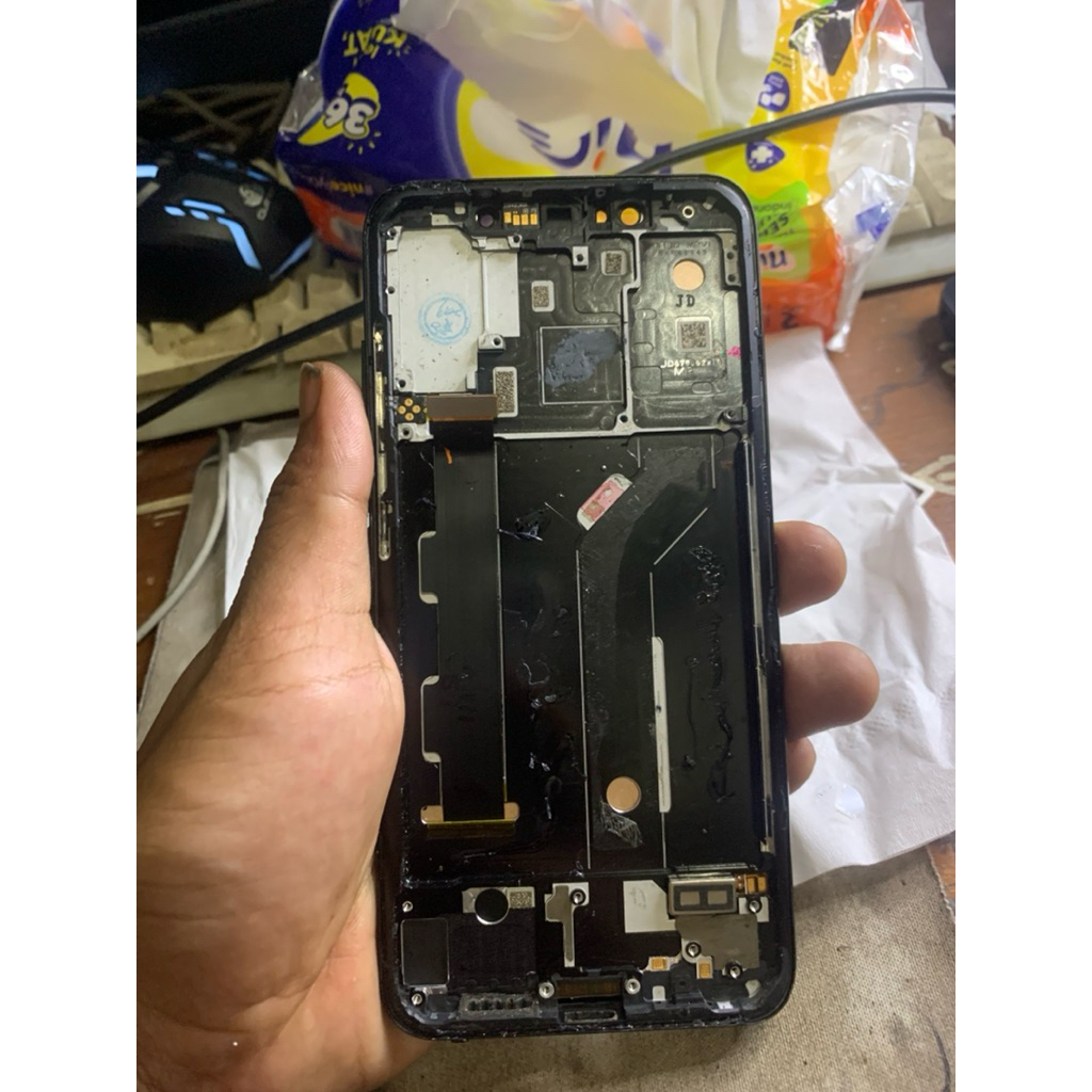 FRAME ORIGINAL COPOTAN + LCD LOKAL MI 8 MINUS BACA DESKRIPSI