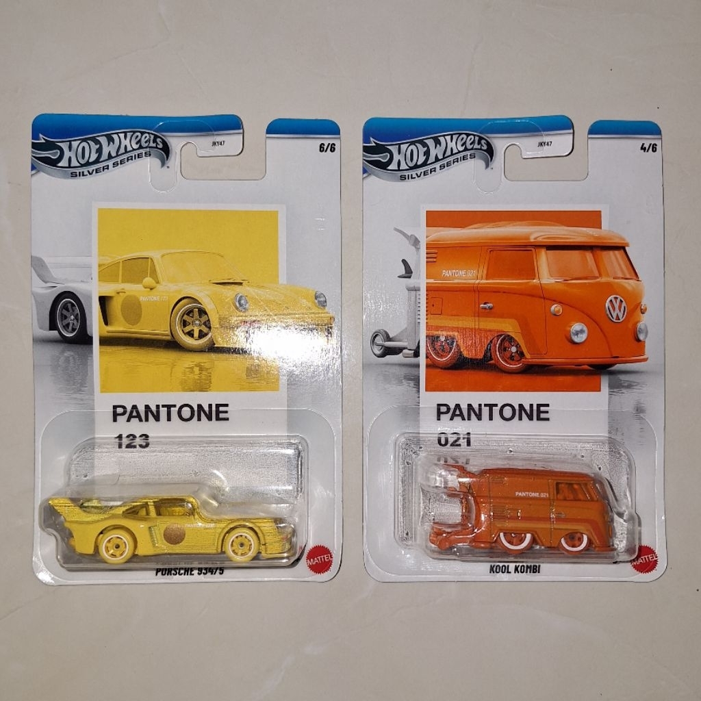 New Hot Wheels Pantone Silver Series 2026 | Porche 934/5 (123), Volkswagen VW Kool Kombi (021), Niss