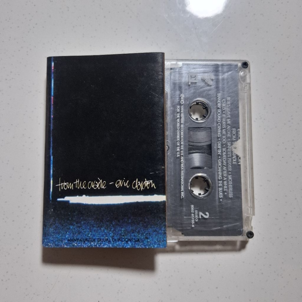 Kaset Pita Eric Clapton - From The Cradle Second