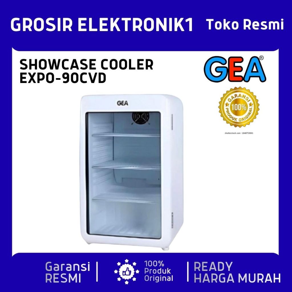 Showcase Mini Gea EXPO-90CVD Display Cooler 95 Liter 110 Watt