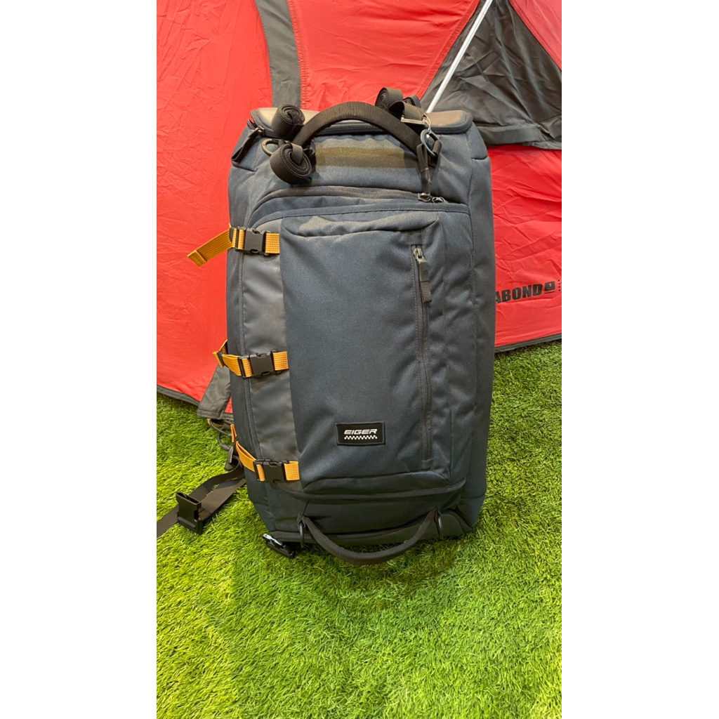 EIGER1989 RICAMP DUFFLE BAG 1.0 BLUE TAS PULANG KAMPUNG MUDIK LEBARAN BAJU TRAVEL UKURAN KAPASITAS B