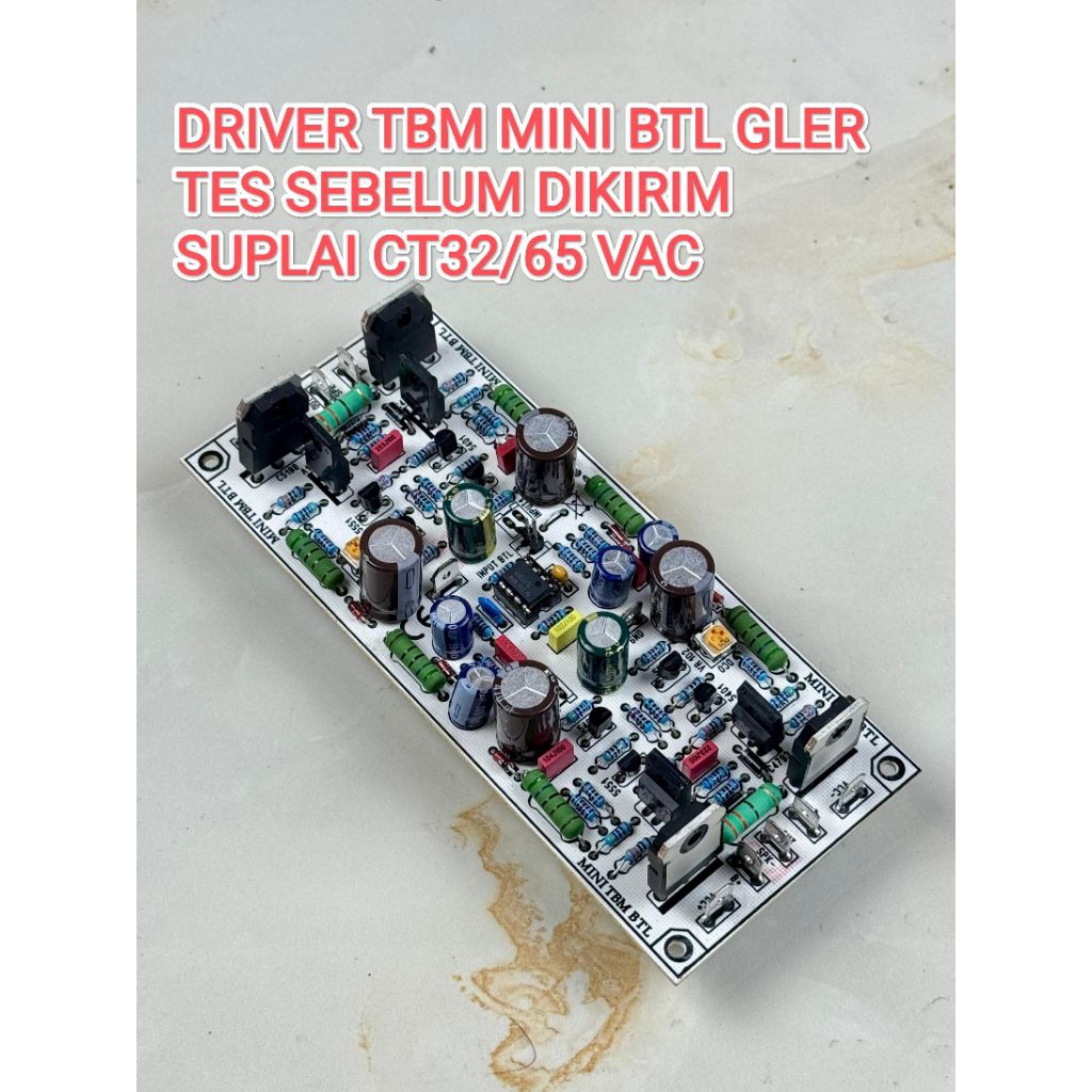 DRIVER Tbm mini BTL gler  lapangan komponen original