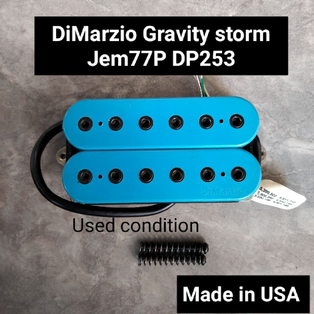 DiMarzio Gravity storm Jem77P Evolution steve vai DP253 Bridge