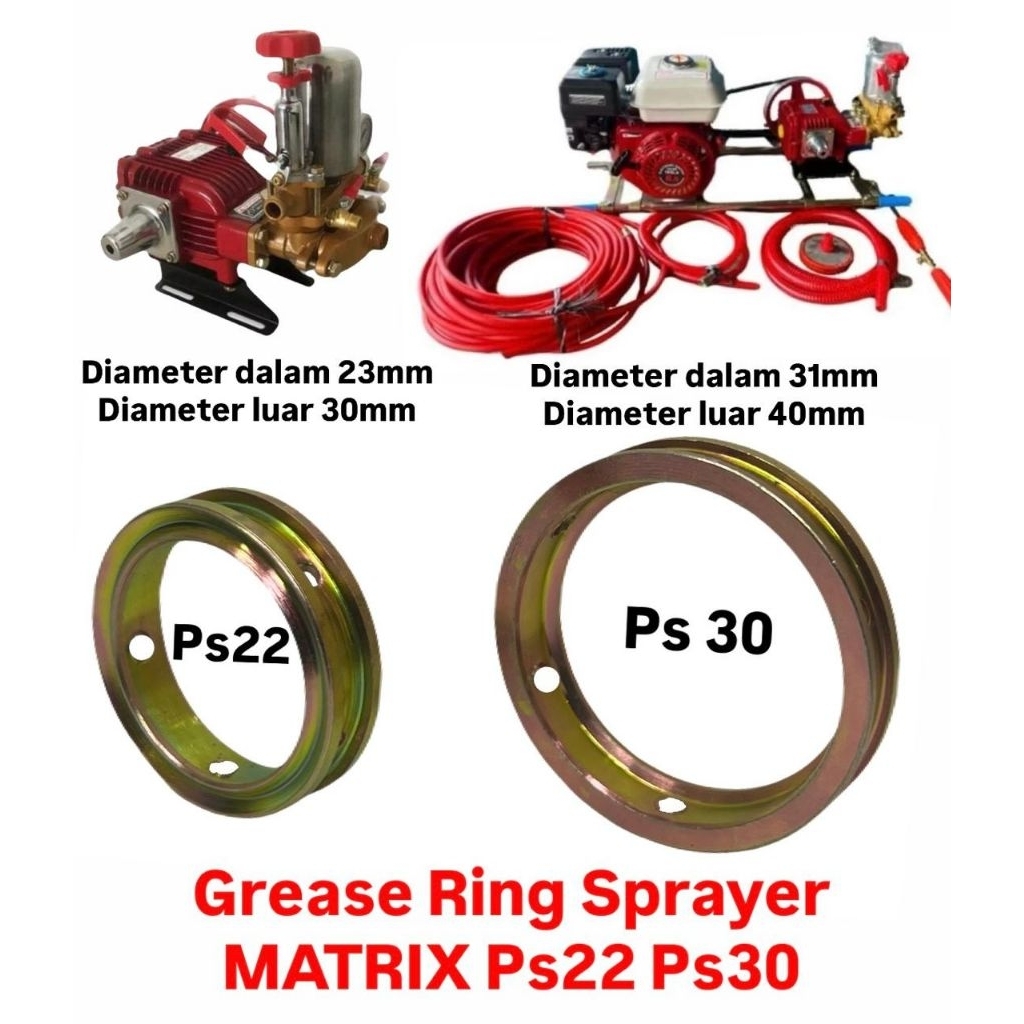 GREASE RING mesin Sprayer Matrix Ps22 Ps30