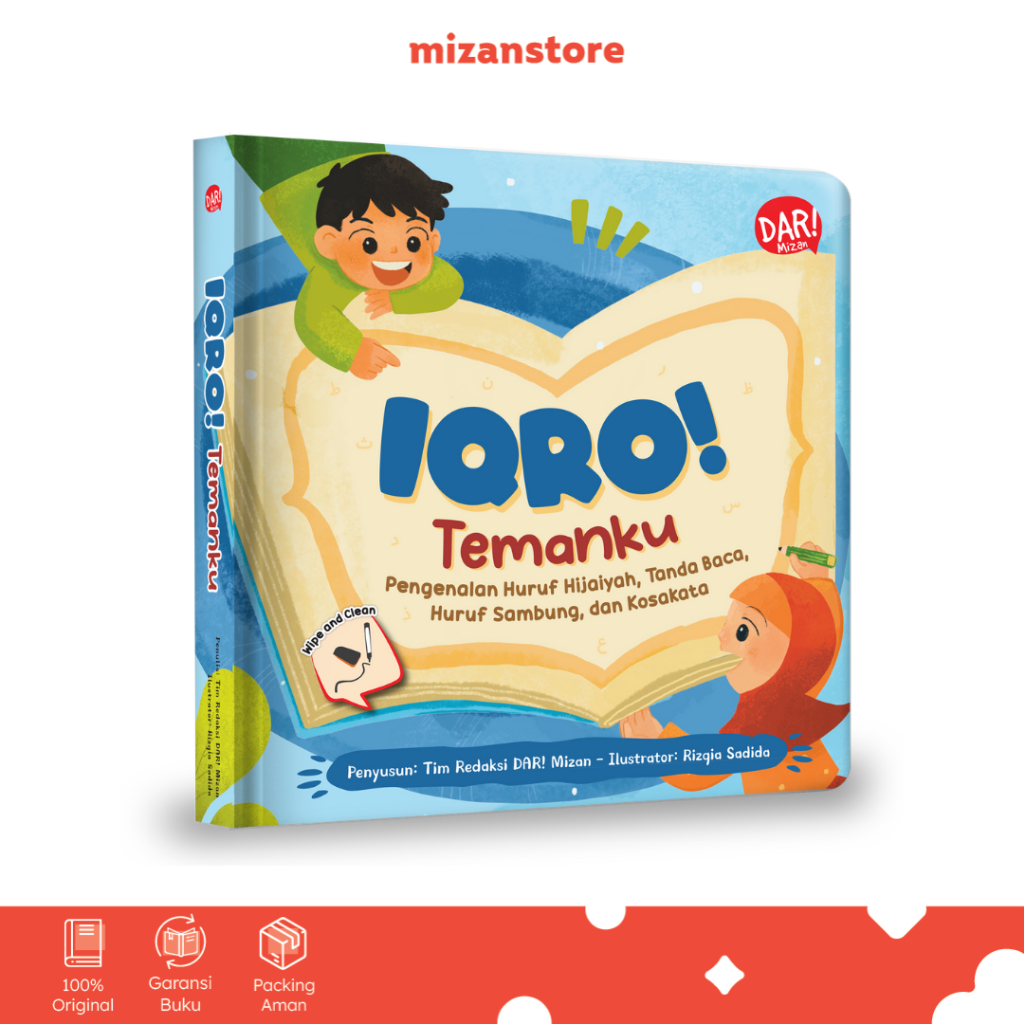 DAR Mizan - Buku Anak Iqro Temanku (Boardbook) - Mizan Yogyakarta