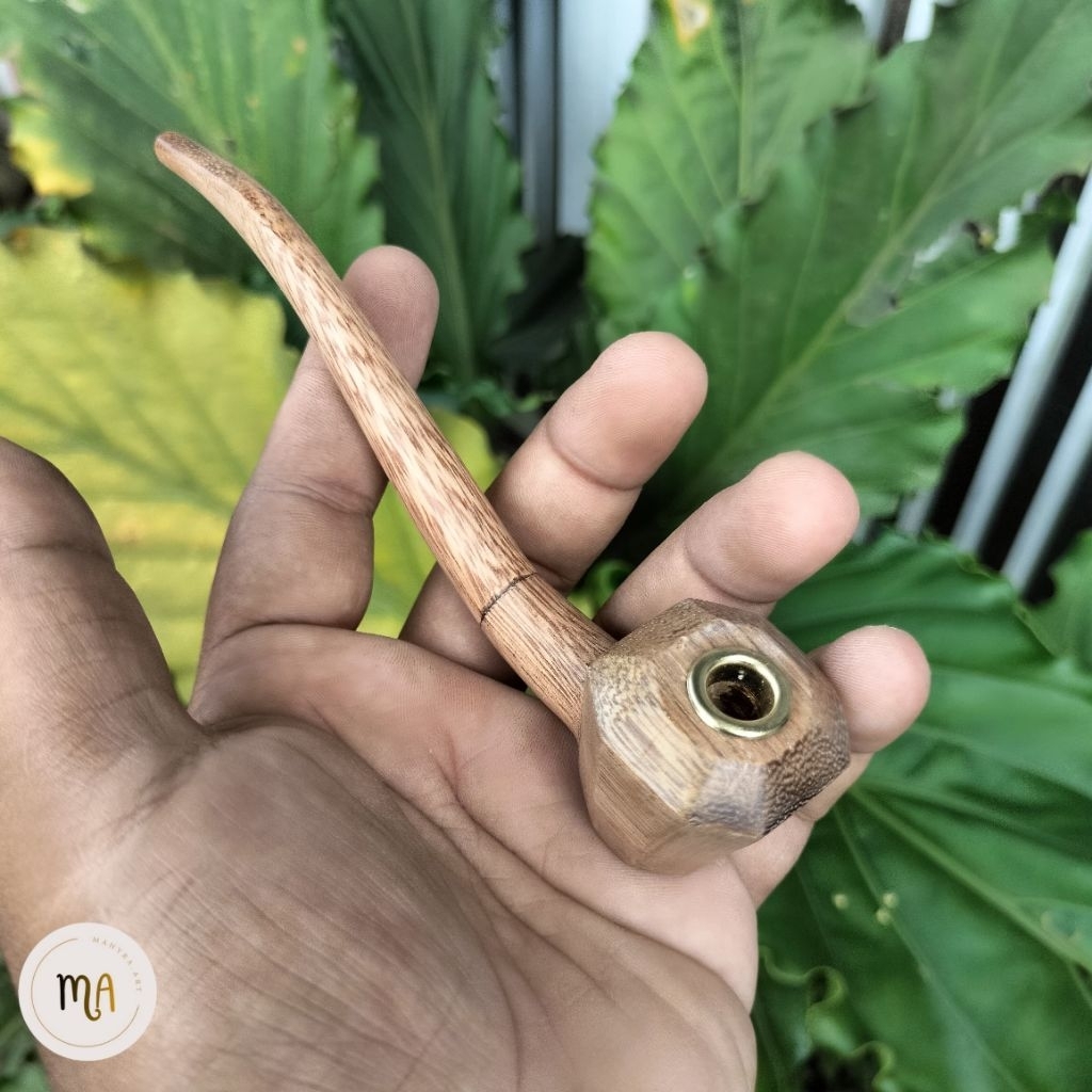 Mahyra.art • pipa once model cangklong unik kayu bidara