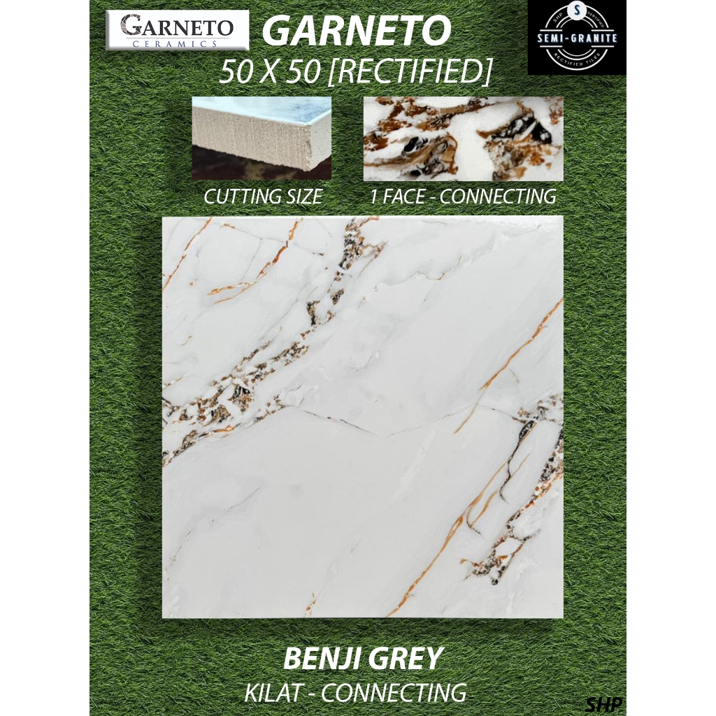Garneto Benji Grey 50x50