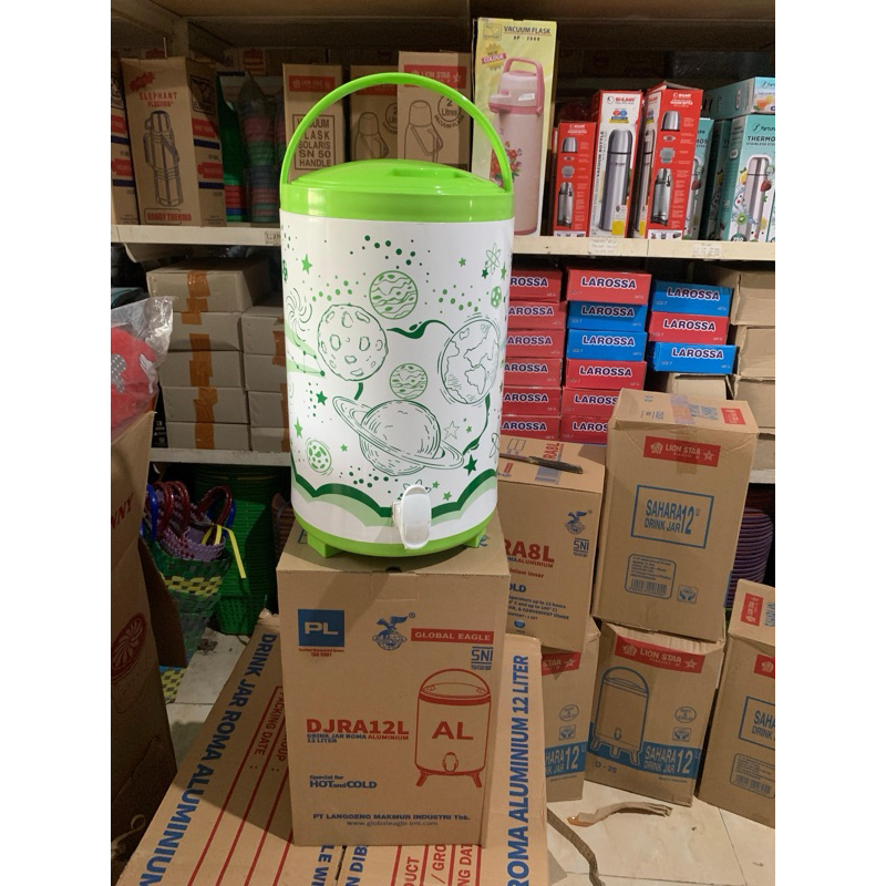 EAGLE DRINK JAR ROMA ALUMUNIUM 12L