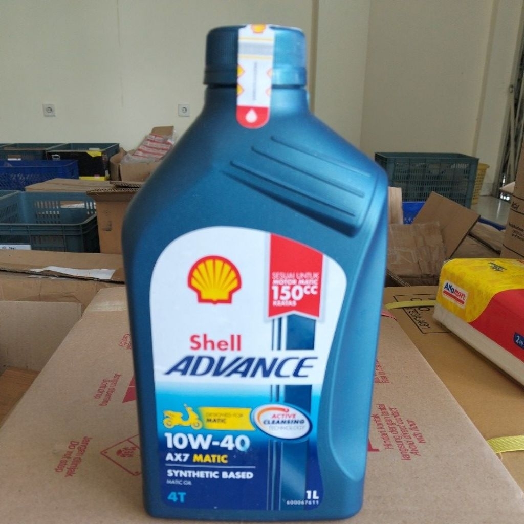 OLI SHEL AX7 ADVANCE  MATIC SCOTER 1LITER OLI SHELL MATIC 1L