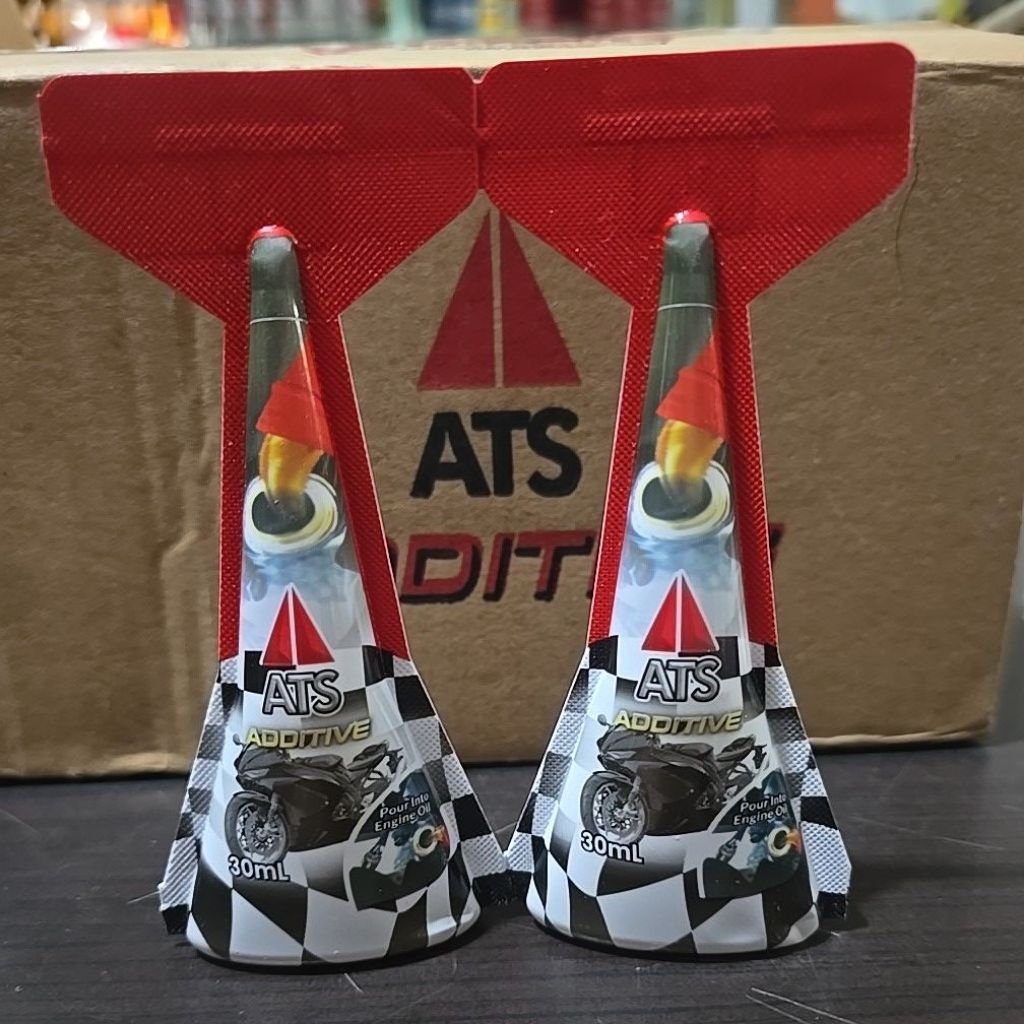 ATS Additive 30ml Cairan Pembersih Mesin Motor / Penambah Performa / Oil Treatment Motor Matic & Man