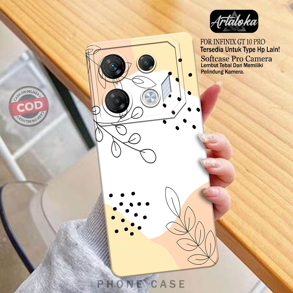 Case Infinix GT 10 Pro Softcase Infinix GT 10 Pro Pro Camera Fashion Case Motif Pattern Aksesoris Ha