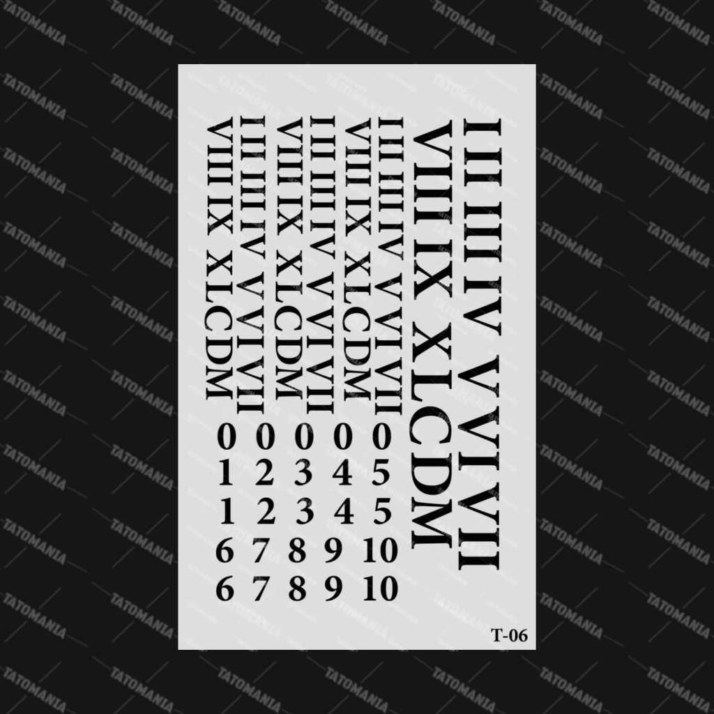 TATOMANIA-Sticker tattoo temporary semi permanent tahan lama tulisan 06