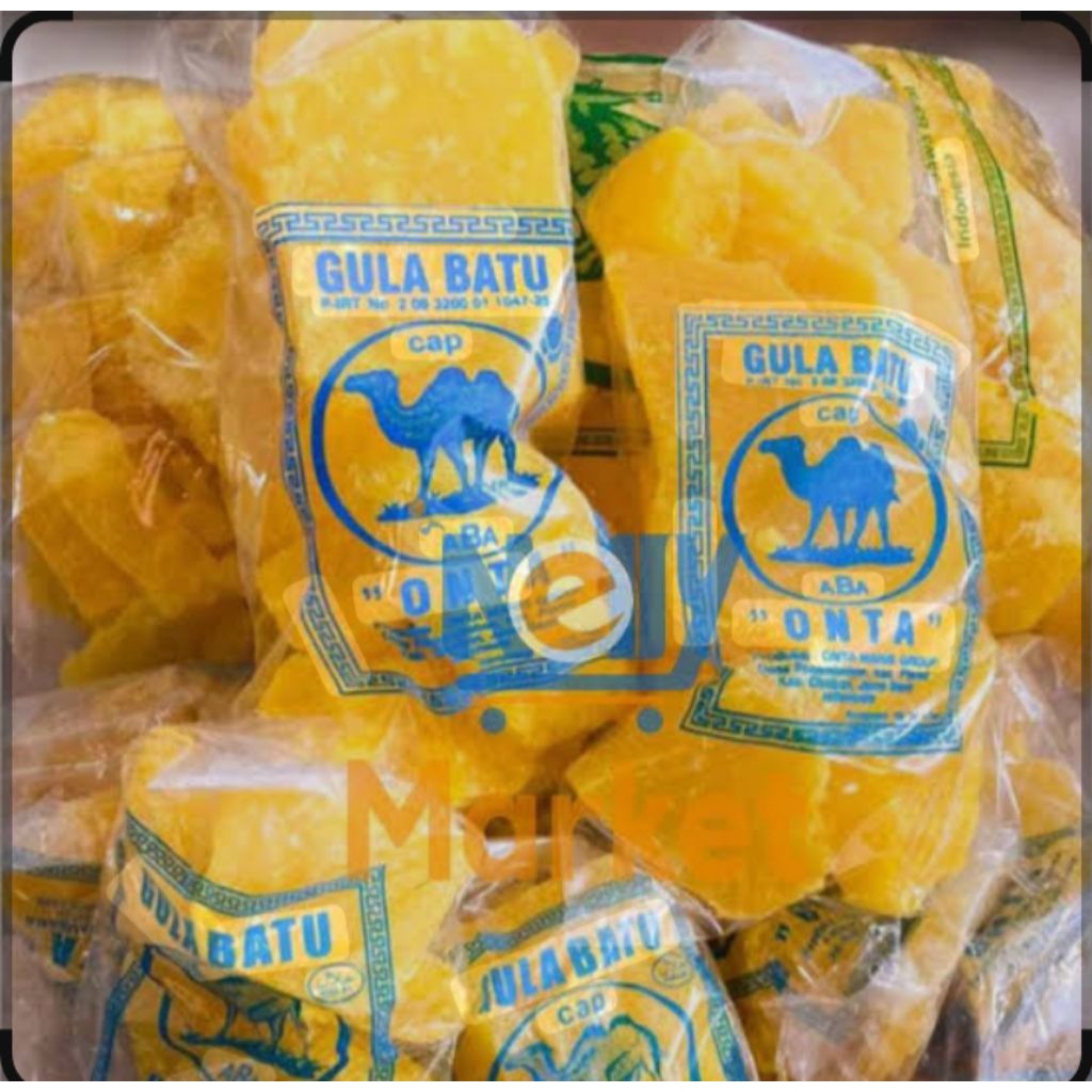 Gula batu kuning 1 kg / gula batu kuning khas cirebon / gula 1 kg / sugar / pemanis / gula
