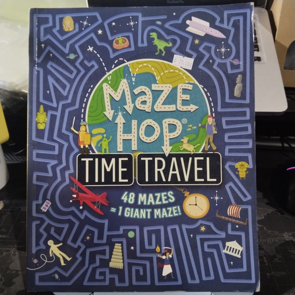 Buku anak import MAZE HOP TIME TRAVEL