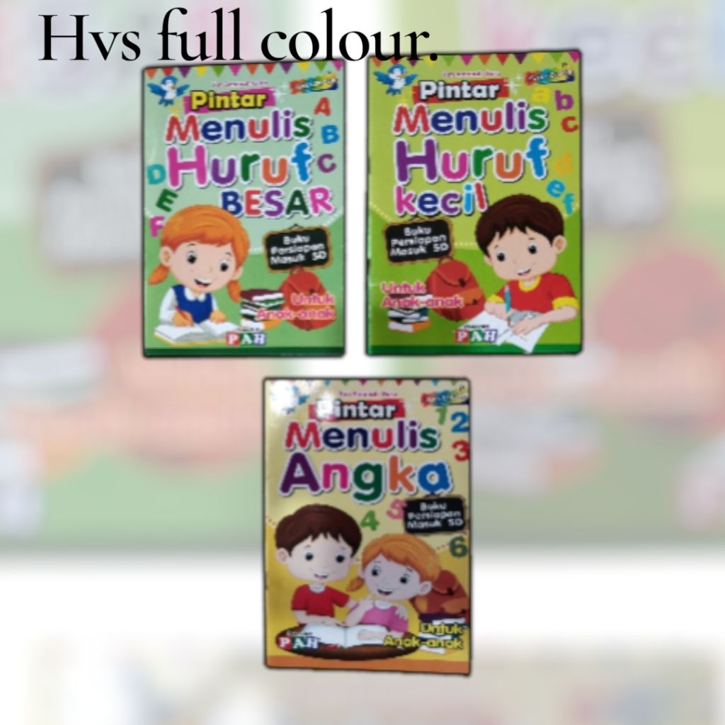 MENULIS HURUF BESAR / HURUF KECIL / MENULIS ANGKA/ ECER.