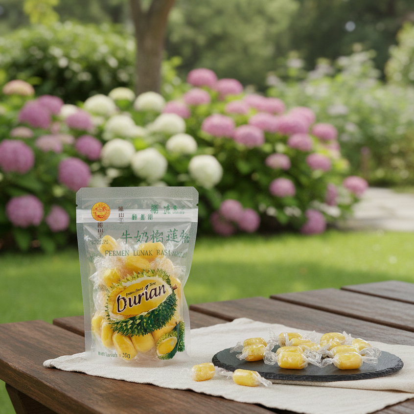 Permen Durian Musangking Kenyal / Permen Lunak Durian / Permen Durian 120gr