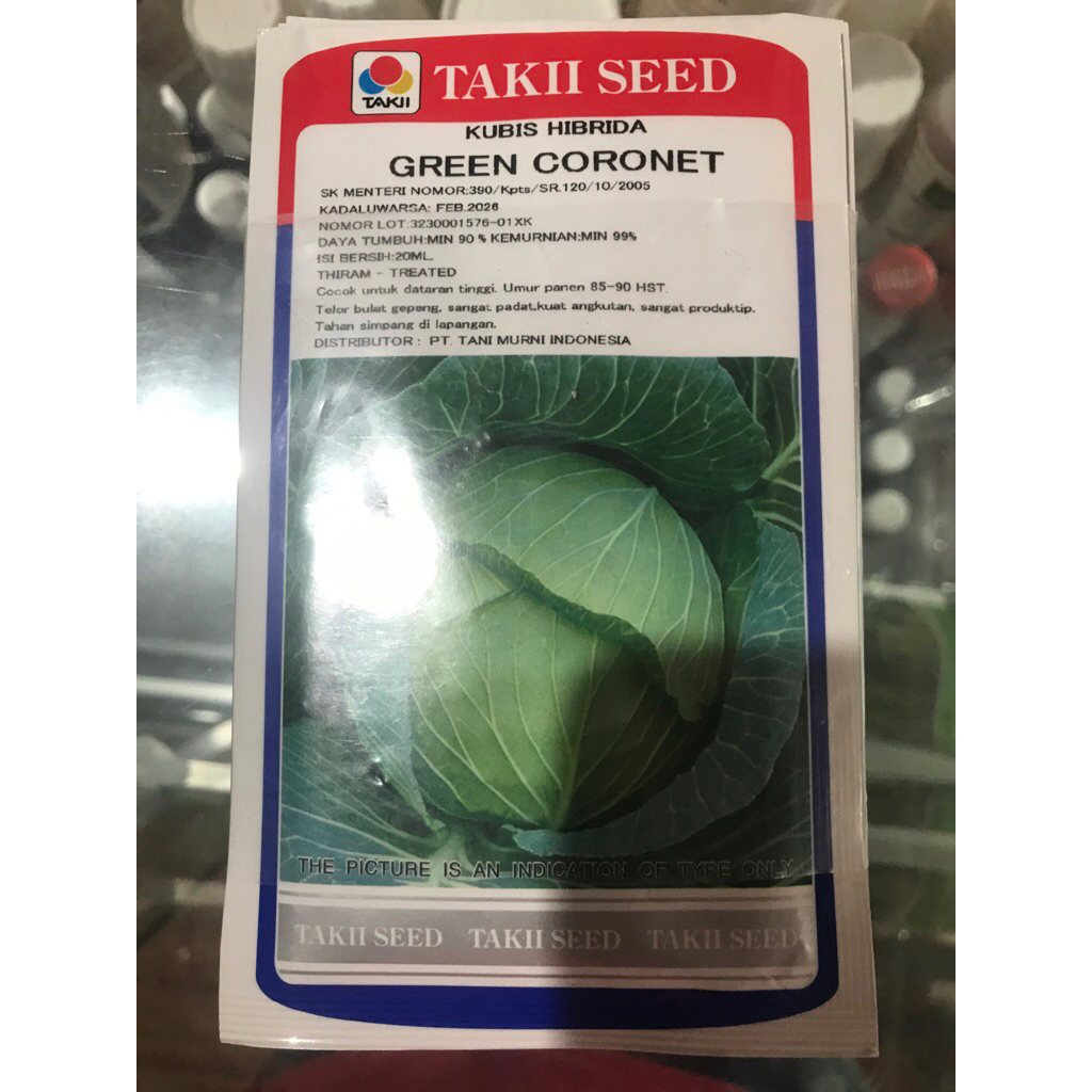 Benih Green Coronet F1 20 ml (Kubis/Kol)