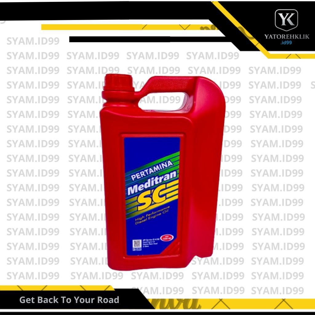 Oli Diesel Pertamina Meditran SC 15W-40 10 Liter Original | Oli Mesin Diesel Truk Bus Pick Up