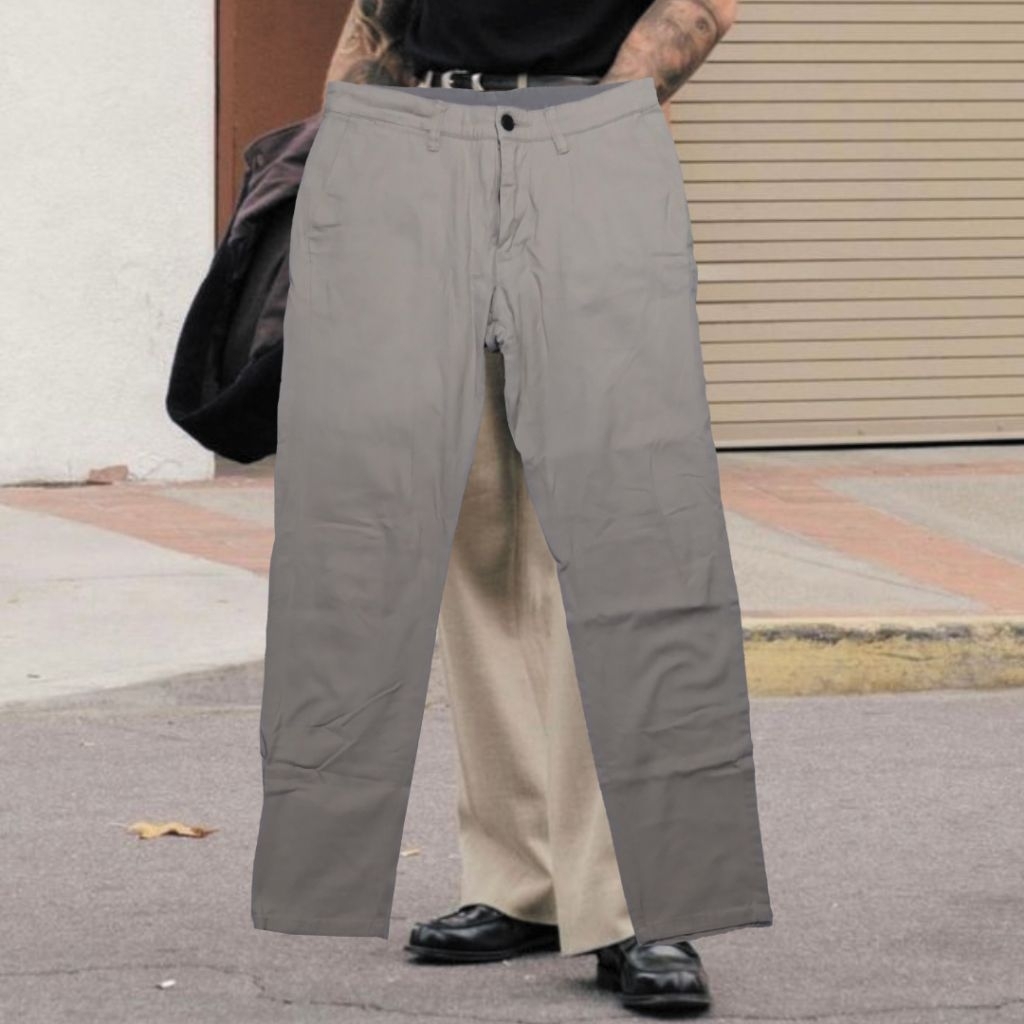 Preloved Manzone Mens Chino Pants Cream