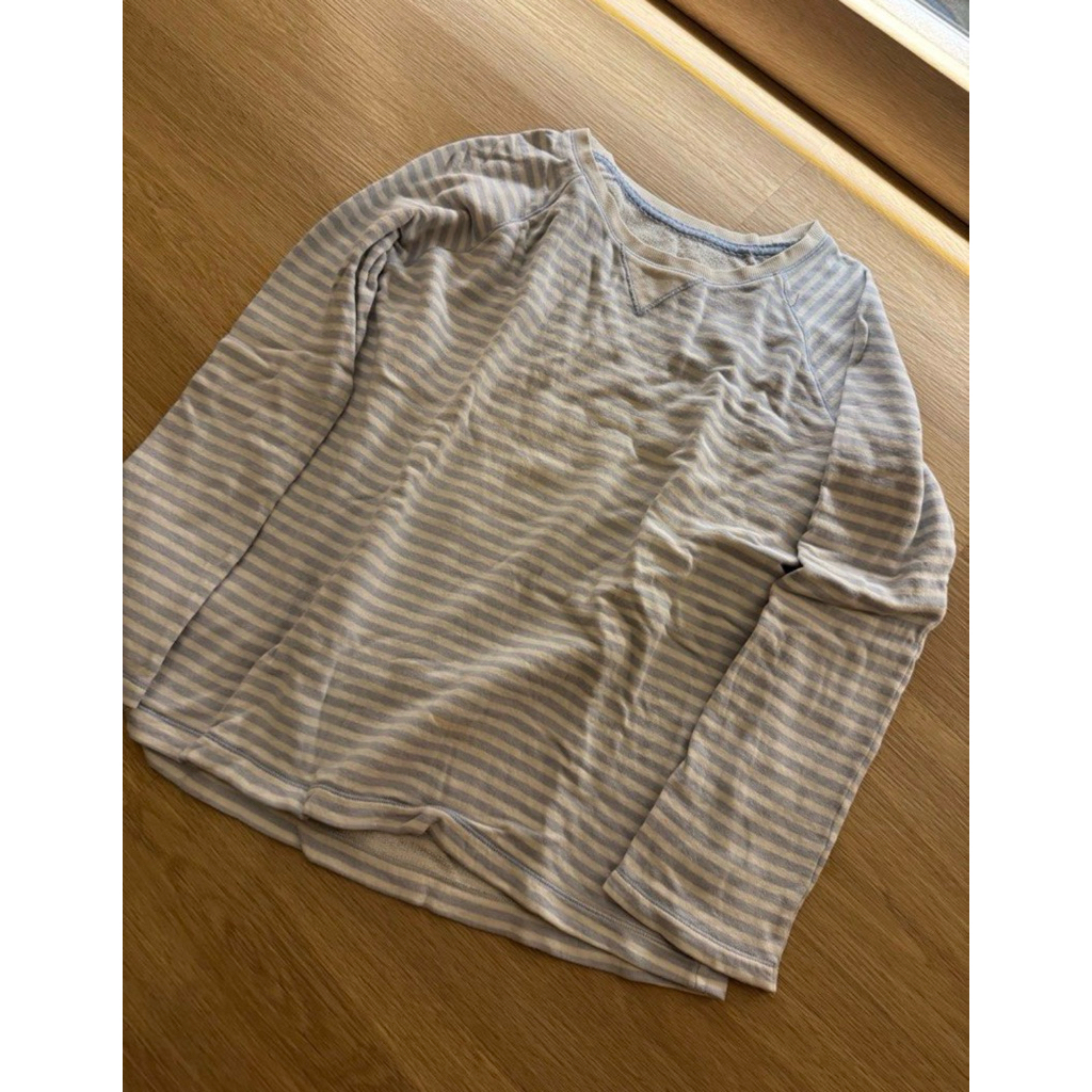 pl uniqlo stripe pajamas sweater