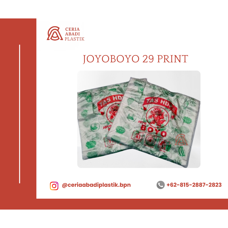 KANTONG PLASTIK JOYOBOYO PRINT UK 29
