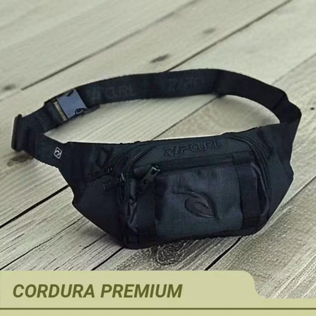 TAS RIP CURL TAS SELEMPANG RIP CURL WAISTBAG RIPCURL SUPER PREMIUM LOGO BESI