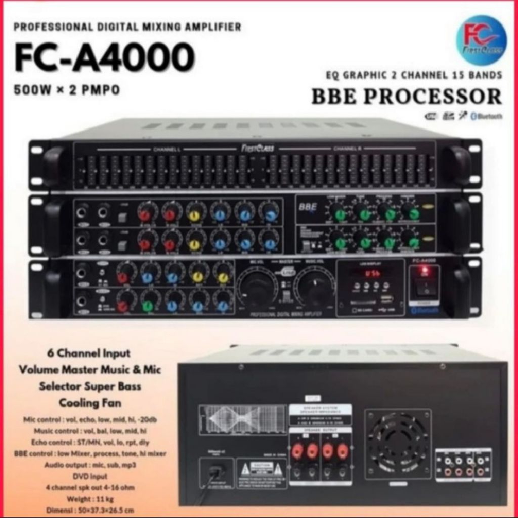 Power amplifier Firstclass FC A4000 original bluetooth fca4000
